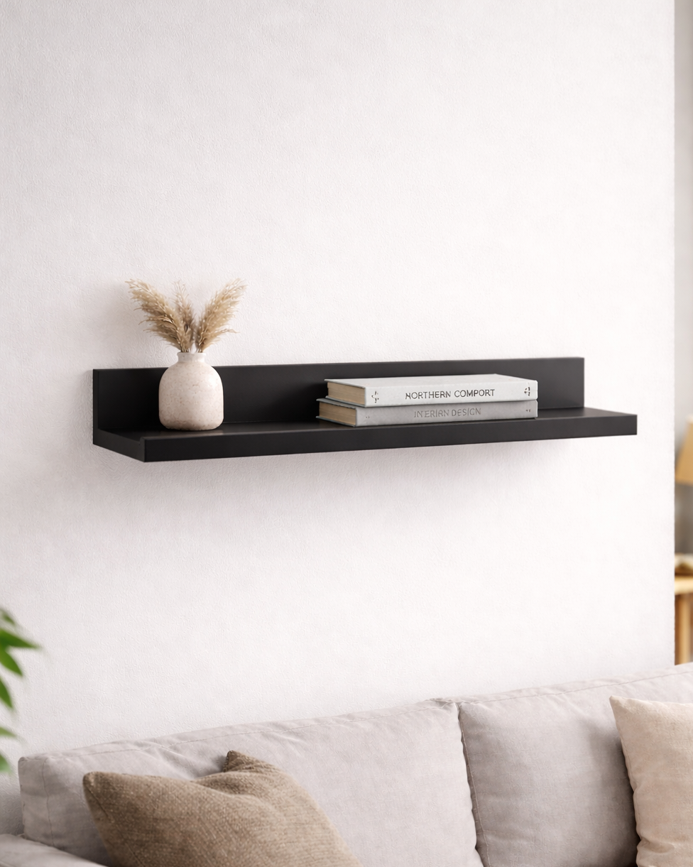 Wandregal 38cm - Schwarz