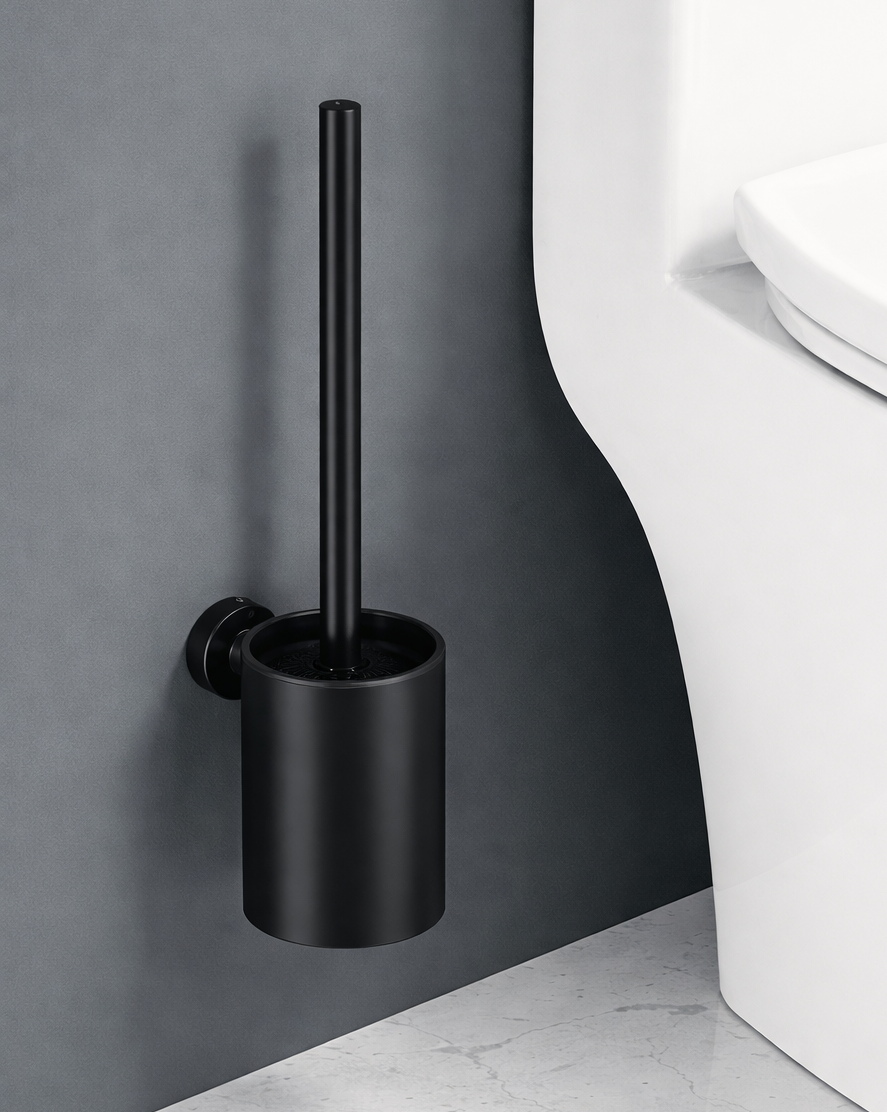 WC-Bürstengarnitur - Schwarz